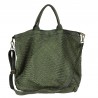 Large handbag in woven leather