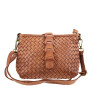 Borsa Crossbody in pelle intrecciata