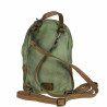 Backpack in soft hand-buffered leather