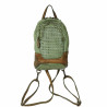 Backpack in soft hand-buffered leather