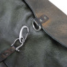 Cross body in hand-buffered leather