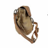 Cross body in hand-buffered leather