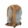 Unisex backpack in hand-buffered leather