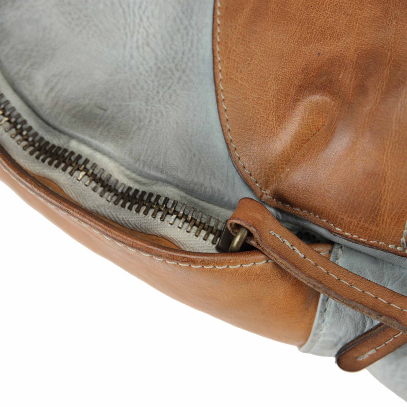 Unisex-Rucksack aus handpoliertem Leder