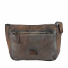 Unisex bag in hand-buffered leather