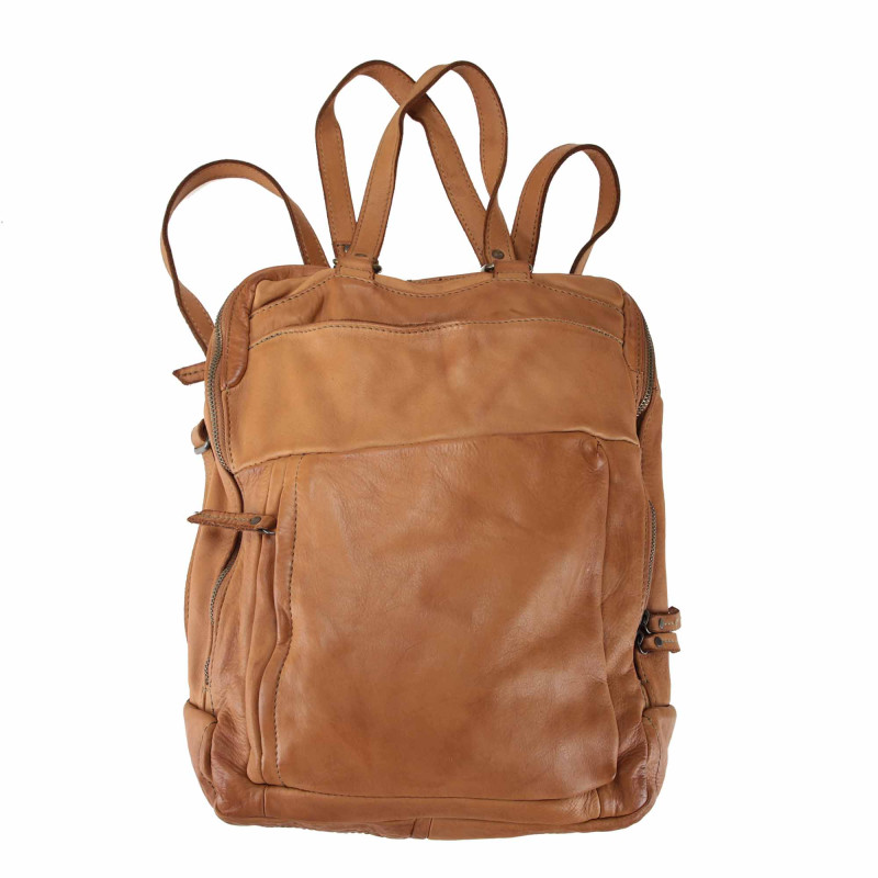 Smooth leather backpack...