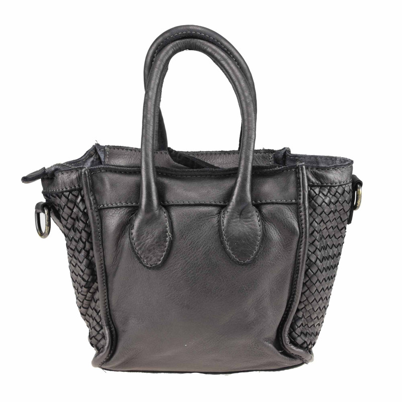 Handtasche aus gewebtem Leder