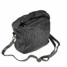 Bolso de piel tejida con bandolera