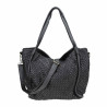 Woven Leather Tote Bag