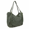 Woven Leather Tote Bag