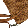 Woven Leather Tote Bag