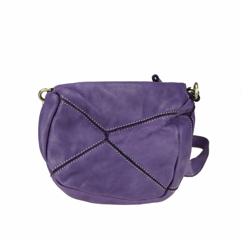 Cross-body in pelle liscia con tracolla