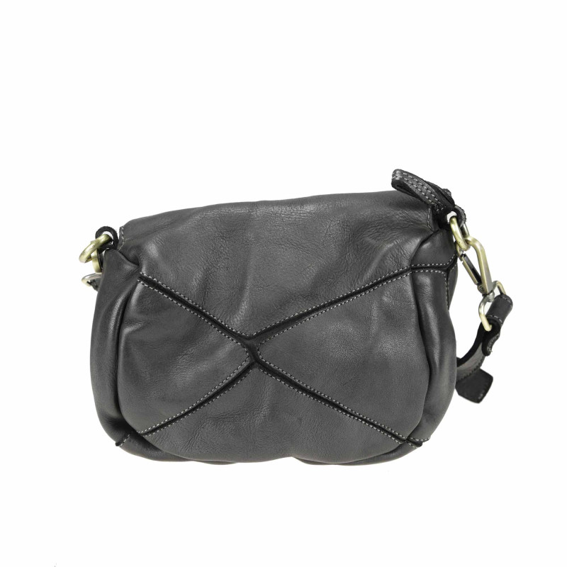 Smooth leather cross-body with shoulder strap