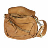 Smooth leather cross-body with shoulder strap