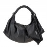 Bolso bandolera en suave piel napa negra