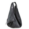 Bat bag in hand-buffered soft leather