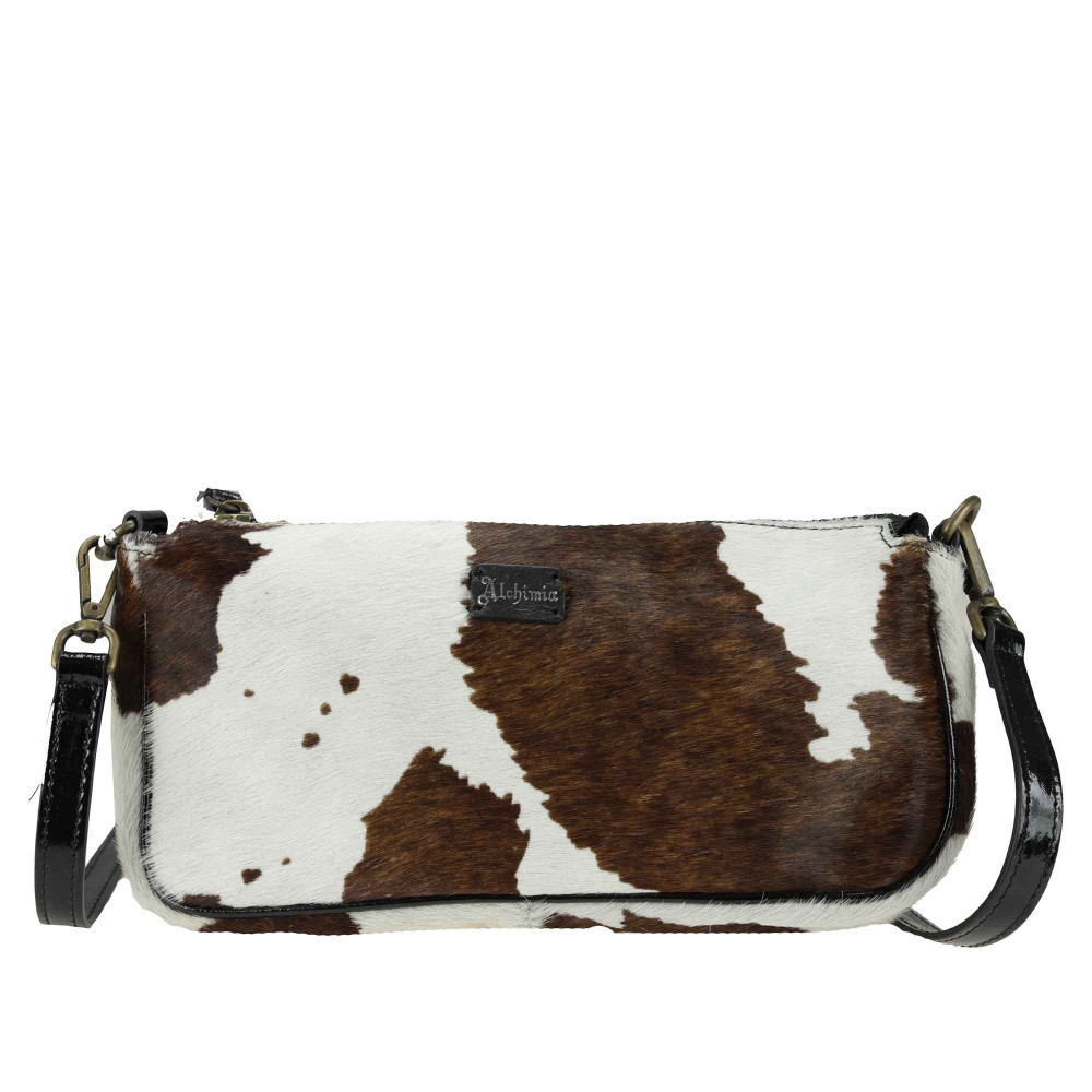 Cross-body aus Leder mit Savana-Pony-Dekor