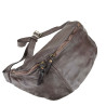 Women's fanny pack in aged effect leather