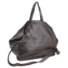 Sac shopping en cuir souple