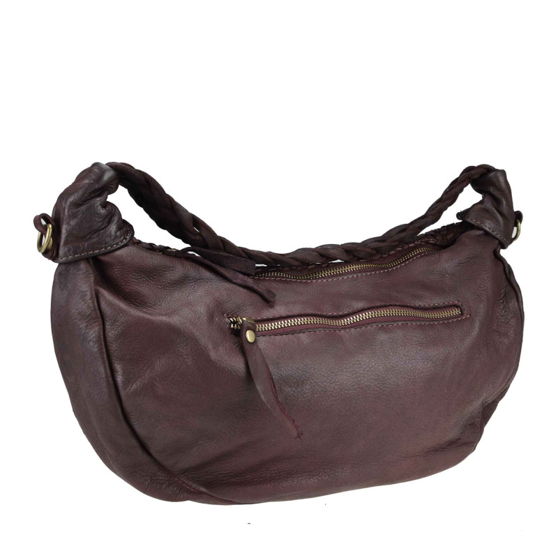 Tasche aus gewebtem Leder mit geflochtenen Griffen